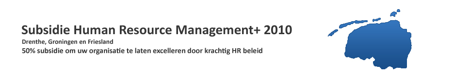 Subsidie Human Resource Management+ 2010